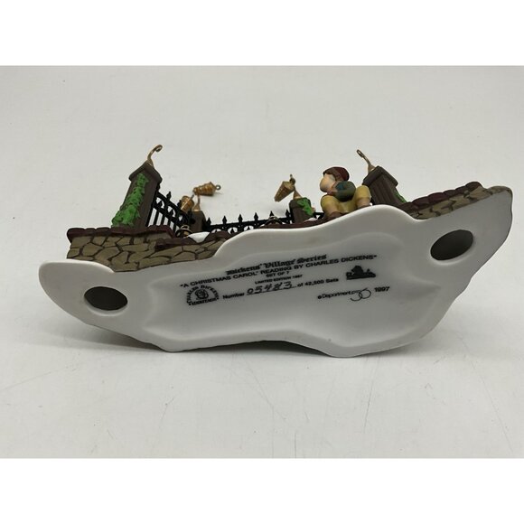 Dickens Village A CHRISTMAS CAROL READING by Charles Dickens, Limited Edition - Picture 13 of 16